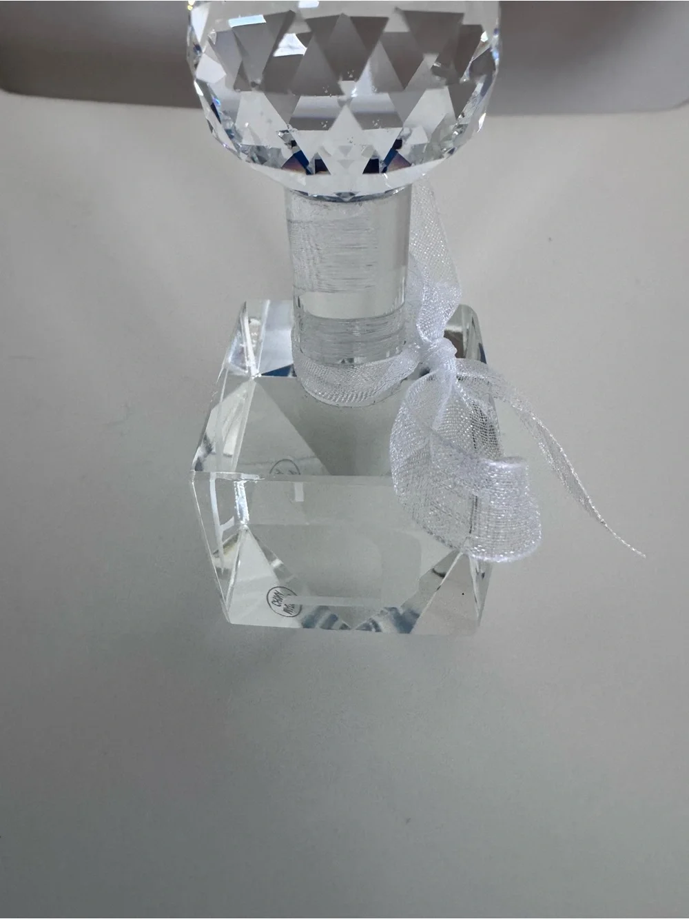 Optical Crystal Dreidel Hanukkah Judaica Decor Paperweight Hebrew Letters Gift - Picture 11 of 13